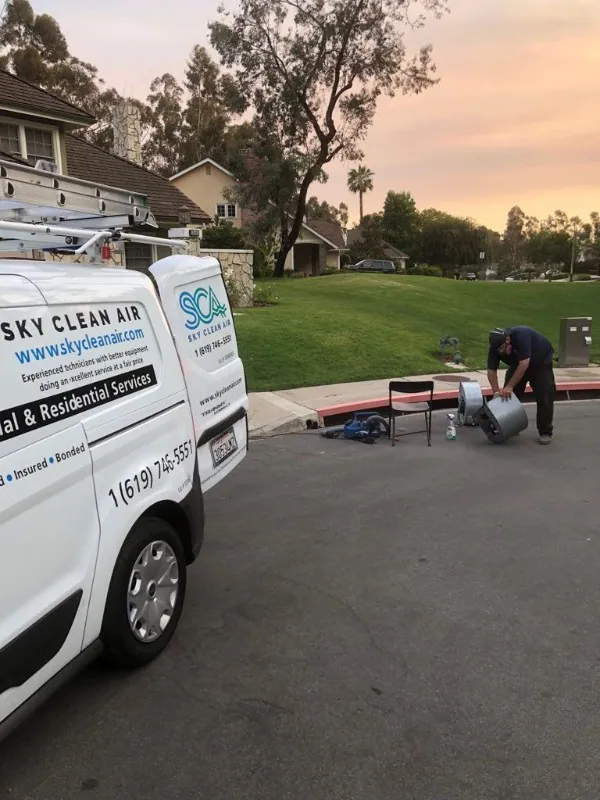 Furnace fan deep clean