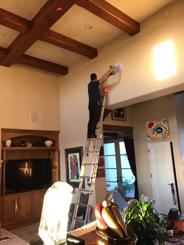 Safely cleaning hard-to-reach vents